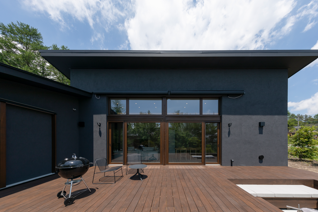 開放的なテラス