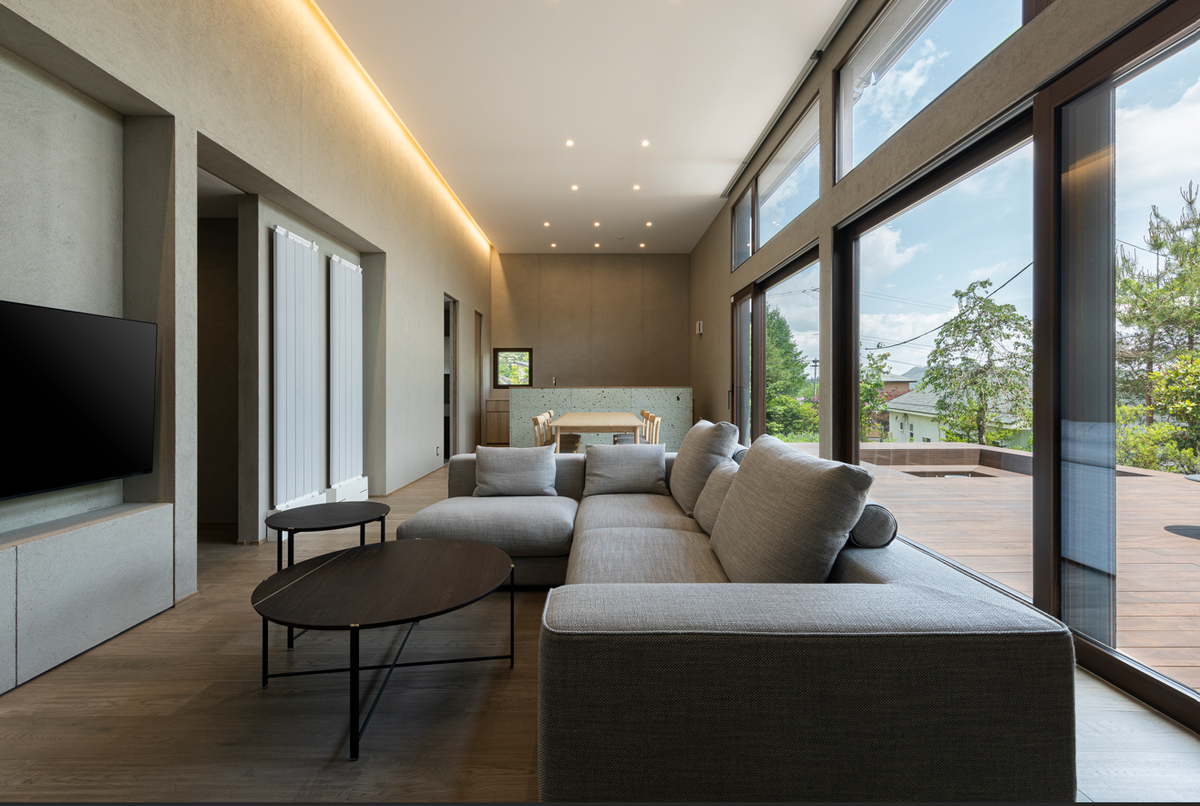 Airtightness and insulation are essential when building a house | Comfortable villa design in Karuizawa